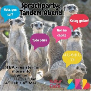 Sprachparty: Tandem Abend für Sprachbegeisterte